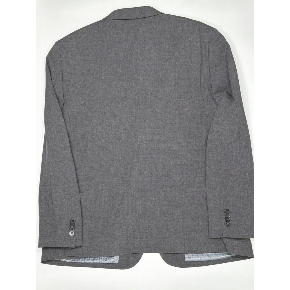 John Varvatos USA Mens Grey‎ Wool Blend 2 Button Blazer Sport Coat 46R - Picture 9 of 11